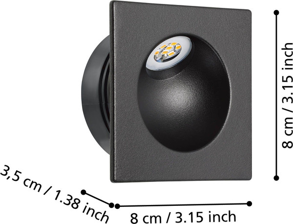 Изображение товара Точечный светильник Eglo Zarate 900251