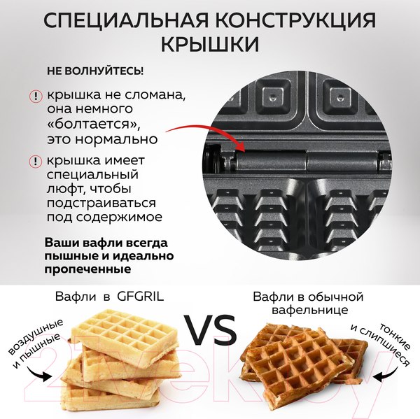 Изображение товара Вафельница GFGRIL GFW-036