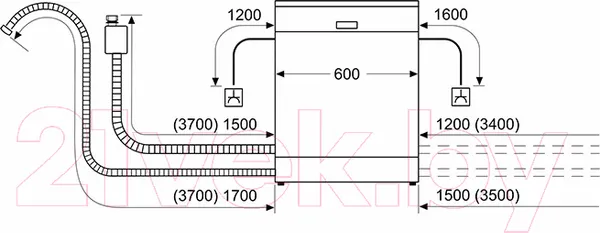 Изображение товара Посудомоечная машина Bosch SMV4HTX28E