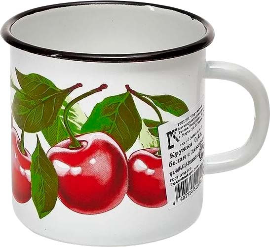 Изображение товара Кружка КМЗ Вишневый сад 40104-032/4 (белый)