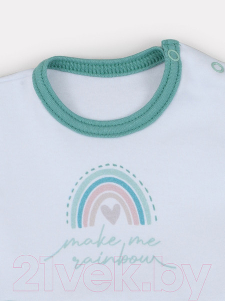 Изображение товара Платье для малышей Rant Rainbow С коротким рукавом / 7680 (Green, 68р.)