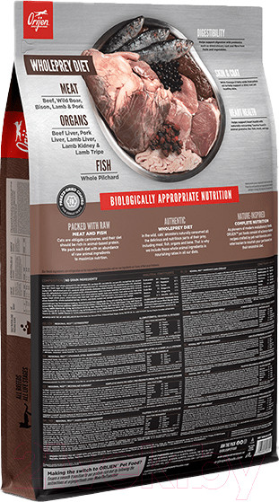 Изображение товара Сухой корм для кошек Orijen Regional Red (5.4кг)