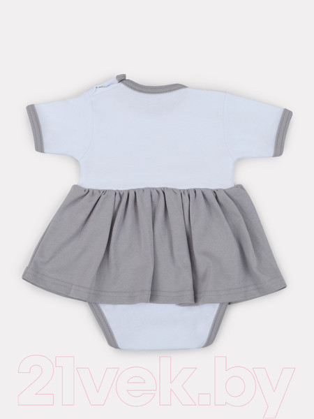 Изображение товара Платье для малышей Rant Rainbow С коротким рукавом / 7680 (Grey, 74р.)