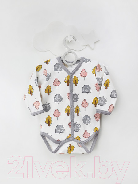 Изображение товара Боди для малышей Rant С длинным рукавом Деревья 6488-74 (р.74)