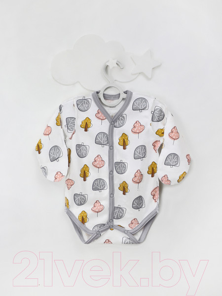Изображение товара Боди для малышей Rant С длинным рукавом Деревья / 6788-56 (р.56)
