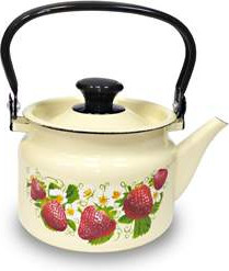 Изображение товара Чайник КМЗ 42704-082/6-У4 с рисунком (слоновая кость)