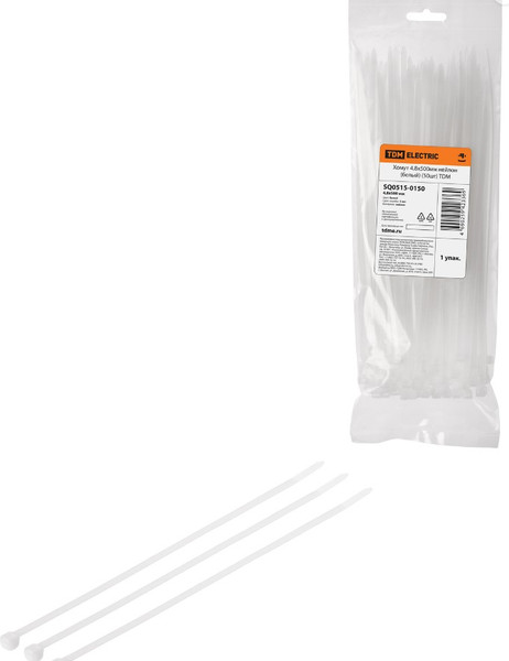 Изображение товара Стяжка для кабеля TDM SQ0515-0150 (50шт)