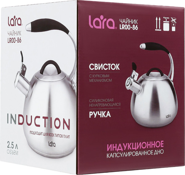 Изображение товара Чайник со свистком Lara LR00-86