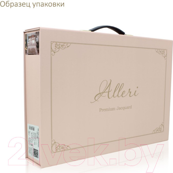 Изображение товара Комплект постельного белья Alleri Сатин Jacquard Premium евро max / СЖ-058
