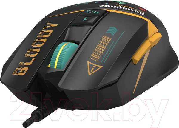 Изображение товара Мышь A4Tech Bloody W63 Max Renegade (черный)