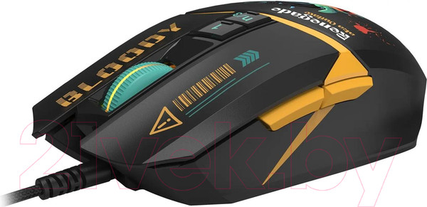 Изображение товара Мышь A4Tech Bloody W63 Max Renegade (черный)