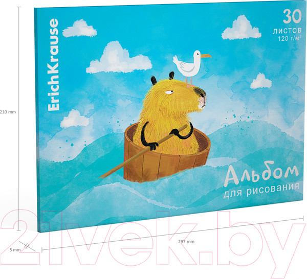 Изображение товара Альбом для рисования Erich Krause Capybara Travel / 61473