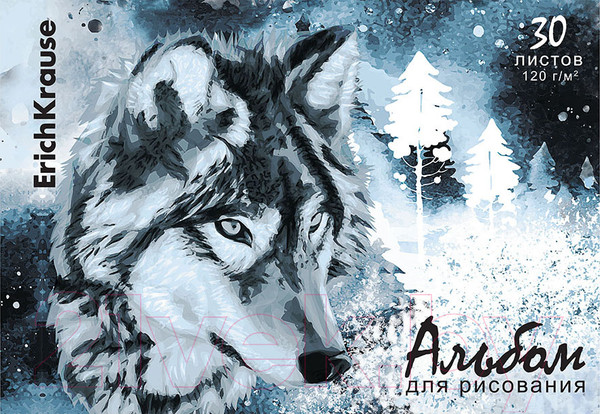 Изображение товара Альбом для рисования Erich Krause Timber Wolf / 61474