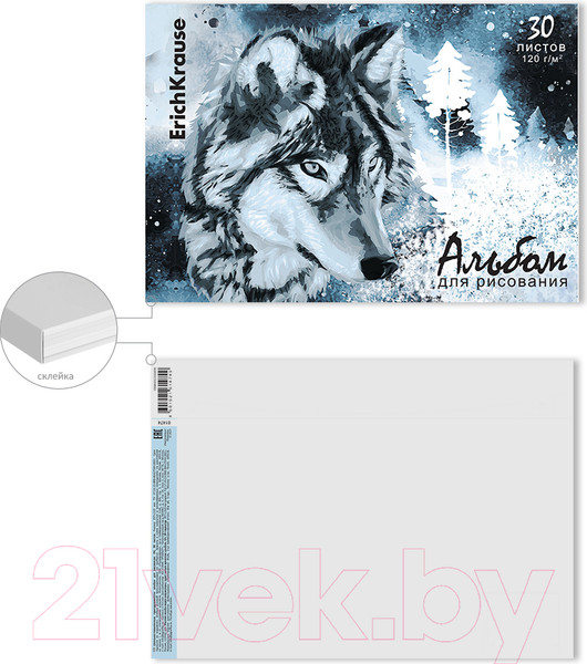 Изображение товара Альбом для рисования Erich Krause Timber Wolf / 61474