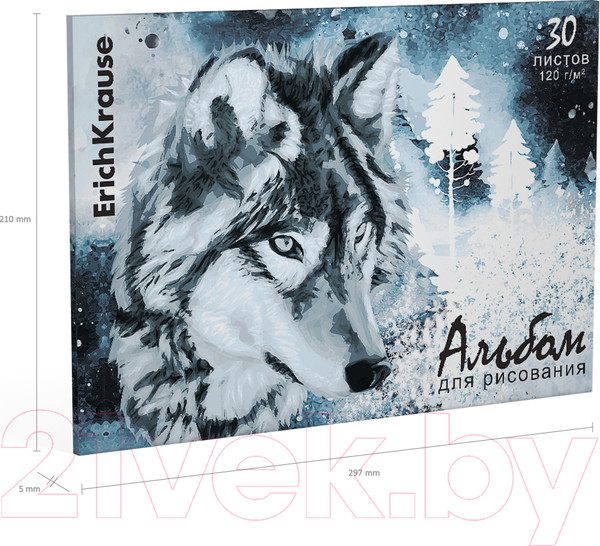 Изображение товара Альбом для рисования Erich Krause Timber Wolf / 61474