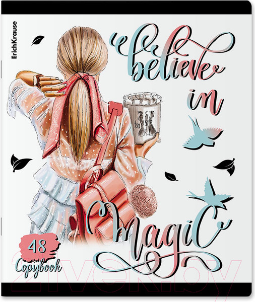 Изображение товара Тетрадь Erich Krause Fashion Girl / 60618 (48л, клетка)