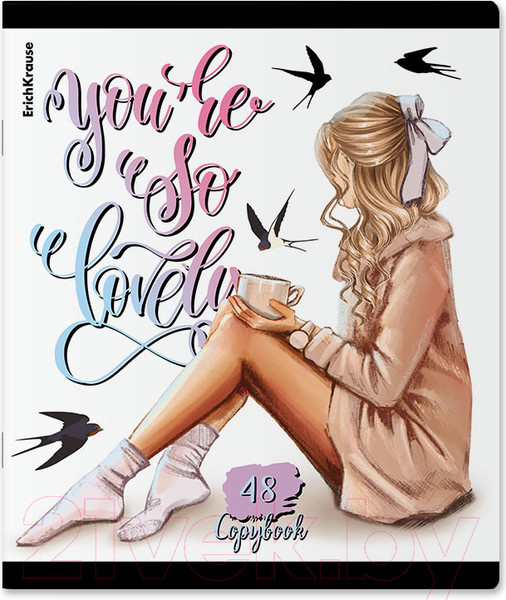 Изображение товара Тетрадь Erich Krause Fashion Girl / 60618 (48л, клетка)