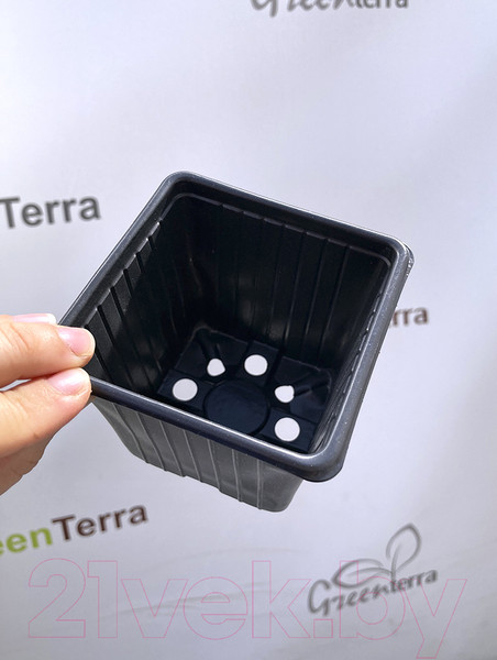 Изображение товара Набор горшков для рассады GreenTerra 9x9x8см (100шт)