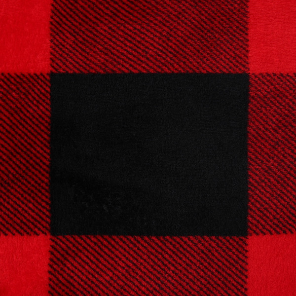 Изображение товара Плед Этель Клетка черно-красная 180x200 / 10359415