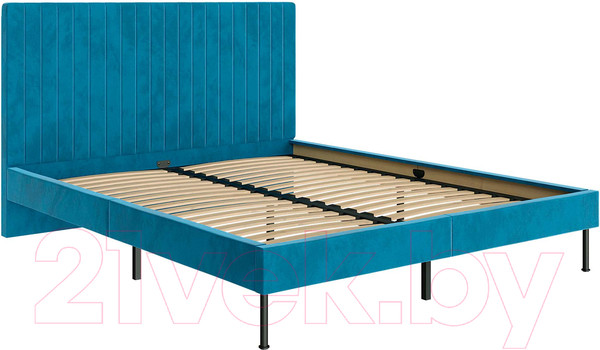 Изображение товара Полуторная кровать НК Мебель Novel 140x200 / 26011202 (велюр бирюзовый)