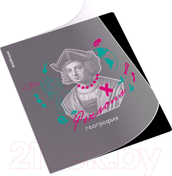 Изображение товара Тетрадь предметная Erich Krause Persons География / 59499 (48л, клетка)