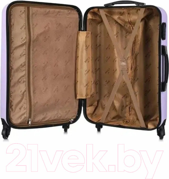 Изображение товара Чемодан на колесах L'case Phatthaya BCP-1202 (M, лиловый)