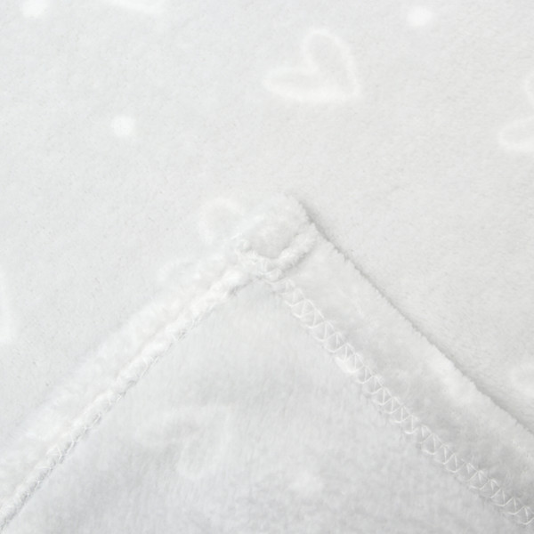 Изображение товара Плед Этель Сердечки 180x200 / 10359405 (корал-флис)