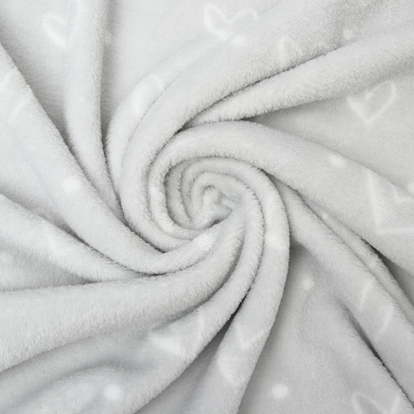 Изображение товара Плед Этель Сердечки 180x200 / 10359405 (корал-флис)