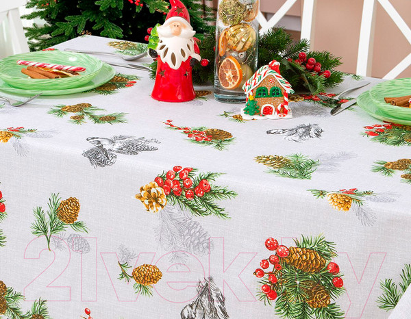 Изображение товара Скатерть АртПостель Серебряный звон СБ.150.150