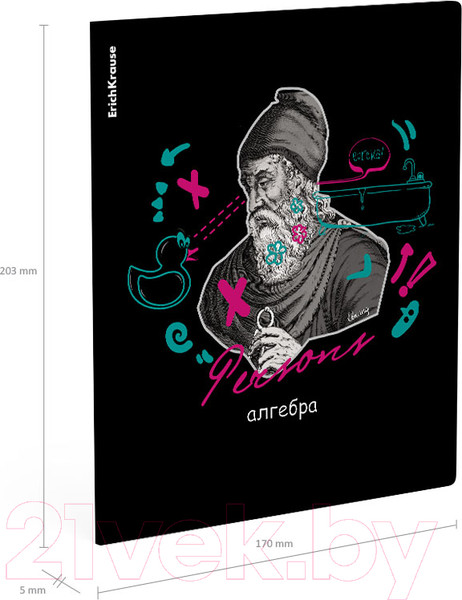 Изображение товара Тетрадь предметная Erich Krause Persons Алгебра / 60641 (48л, клетка)