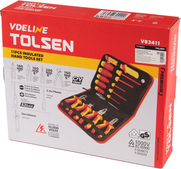 Изображение товара Универсальный набор инструментов Tolsen TTV83411 