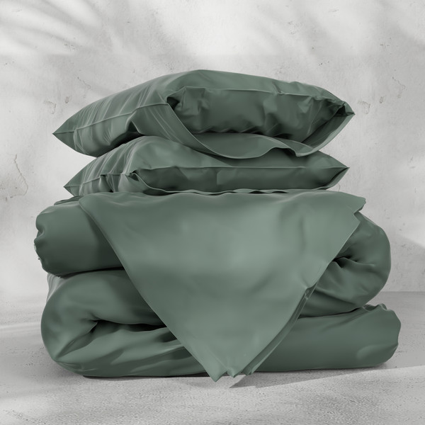 Изображение товара Комплект постельного белья Этель Tencel дуэт / 10655044 (оливковый)