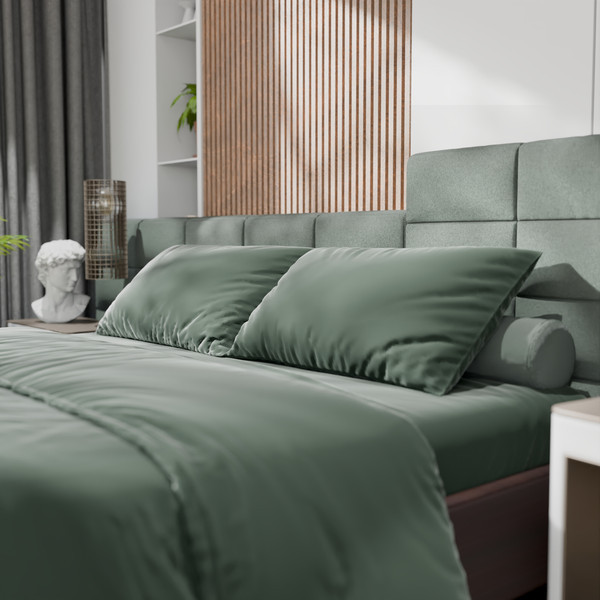 Изображение товара Комплект постельного белья Этель Tencel дуэт / 10655044 (оливковый)