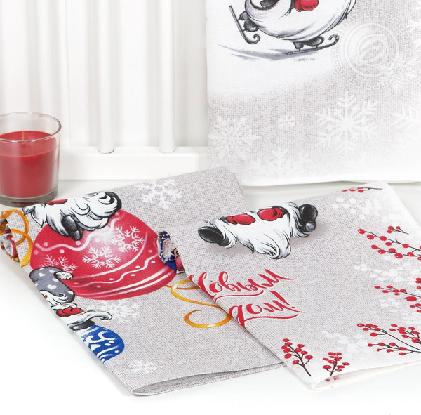 Изображение товара Набор полотенец АртПостель Гномики 45x60 (2шт)