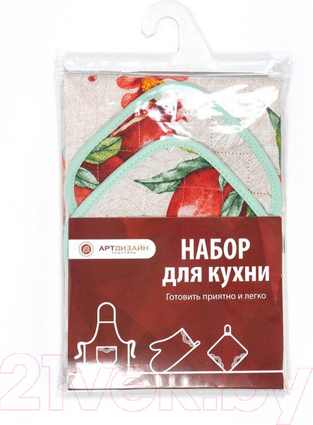 Изображение товара Набор кухонного текстиля АртПостель №3 Вкус граната