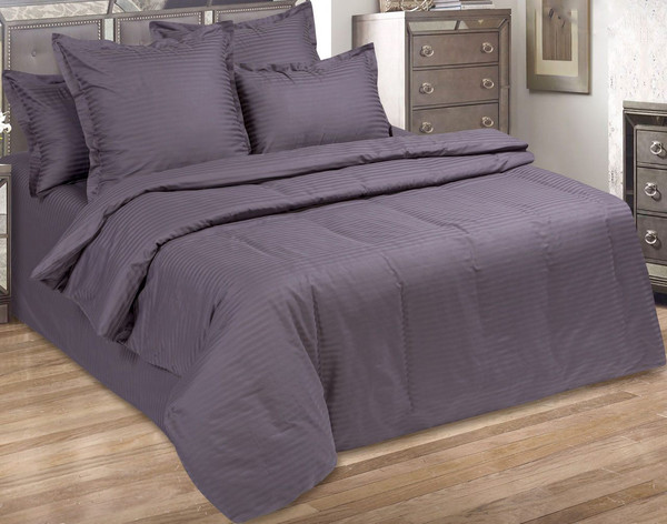 Изображение товара Комплект постельного белья АртПостель Мокрый асфальт 869/2 (страйп-сатин)