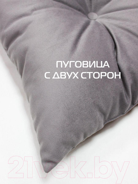 Изображение товара Подушка декоративная MATEX Itaka Line / 60-635 (серый/коричневый)