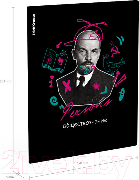 Изображение товара Тетрадь предметная Erich Krause Persons Обществознание / 59501 (48л, клетка)