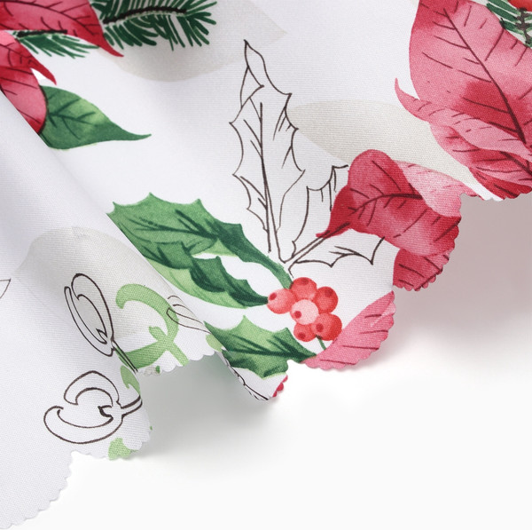 Изображение товара Дорожка на стол Доляна Рождественский букет 40x145 / 10643135