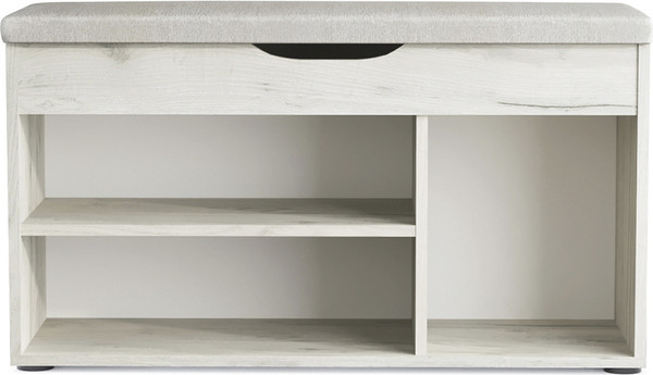 Изображение товара Тумба в прихожую Артём-Мебель Норд СН 122.08 (дуб крафт белый)