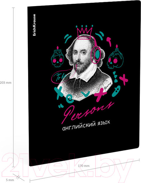 Изображение товара Тетрадь предметная Erich Krause Persons Английский язык / 59502 (48л, клетка)