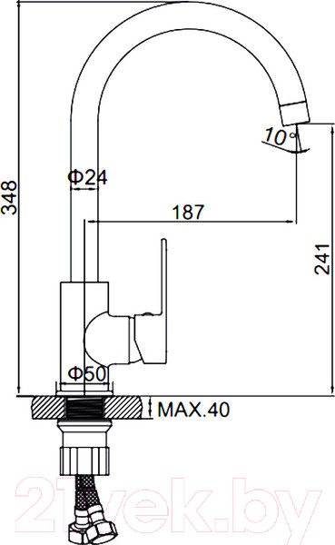 Изображение товара Смеситель Ledeme L4010