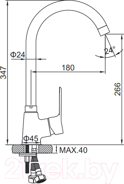 Изображение товара Смеситель Ledeme L4061