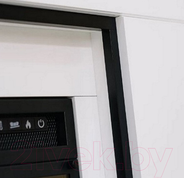 Изображение товара Каминокомплект Смолком Geneva V60 Vision 60 LED (бьянко белый/черный)