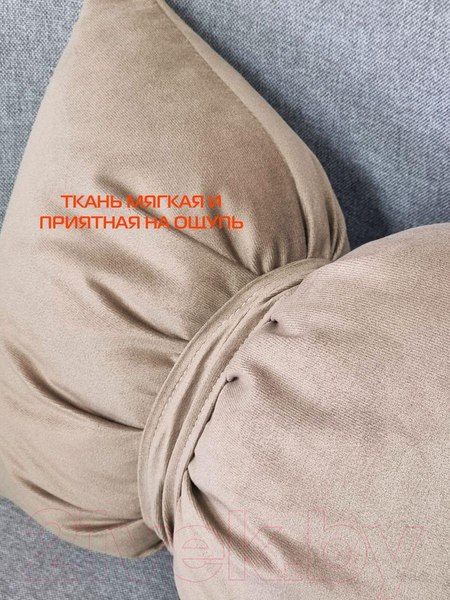 Изображение товара Подушка декоративная MATEX Itaka Line / 60-833 (темно-бежевый)