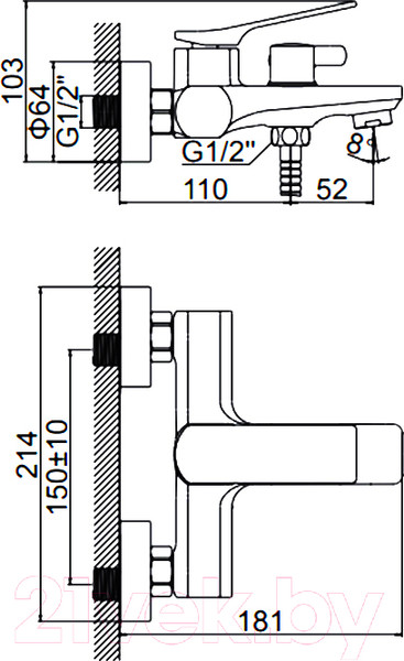 Изображение товара Смеситель Ledeme L3275