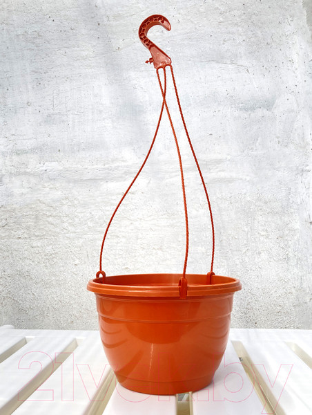 Изображение товара Набор вазонов GreenTerra С подвесом 25/15см 5л (5шт, терракотовый)