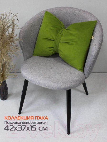 Изображение товара Подушка декоративная MATEX Itaka Line / 60-888 (оливковый)