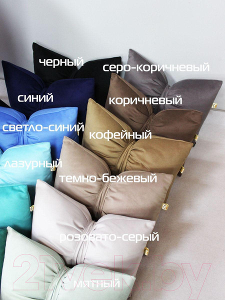 Изображение товара Подушка декоративная MATEX Itaka Line / 60-925 (серый/коричневый)