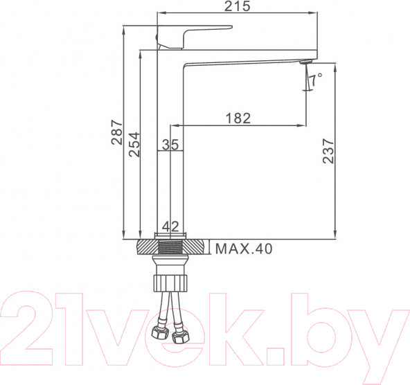 Изображение товара Смеситель Ledeme L1173B